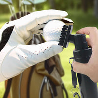 Press Spray Club Brush Dual Bristle Head Water Bottle Golf Brush Portable