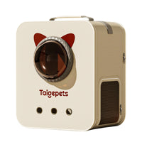 Pet Carrier Backpack Rigid-Shelled Cat Backpack Transparent Covered Pet Bag for Outdoor