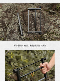 户外野营锯子折叠露营手拉锯木工手工锯果树锯露营求生可拆卸手锯