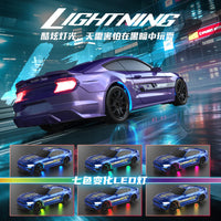 新品1:43小型遥控高速车2.4G全比例金属底盘专业漂移赛车模型车RC