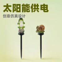Solar Powered Frog Garden Light with Animal Shape for Outdoor Decoration