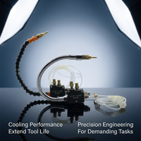 Mist Coolant Lubrication Spray System, Metal Cutting Spray Nozzle, Machine Tool  #variant:Metal Tube Spray