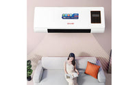 Digital Wall-Mounted Heater Touch Screen Bladeless Heater Space-Saving Quiet for Bedroom