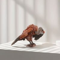 Vulture Figurine Hand-Painted Vulture Statue Birds of Prey Figurines Realistic Bird Model Lifelike for Collectors