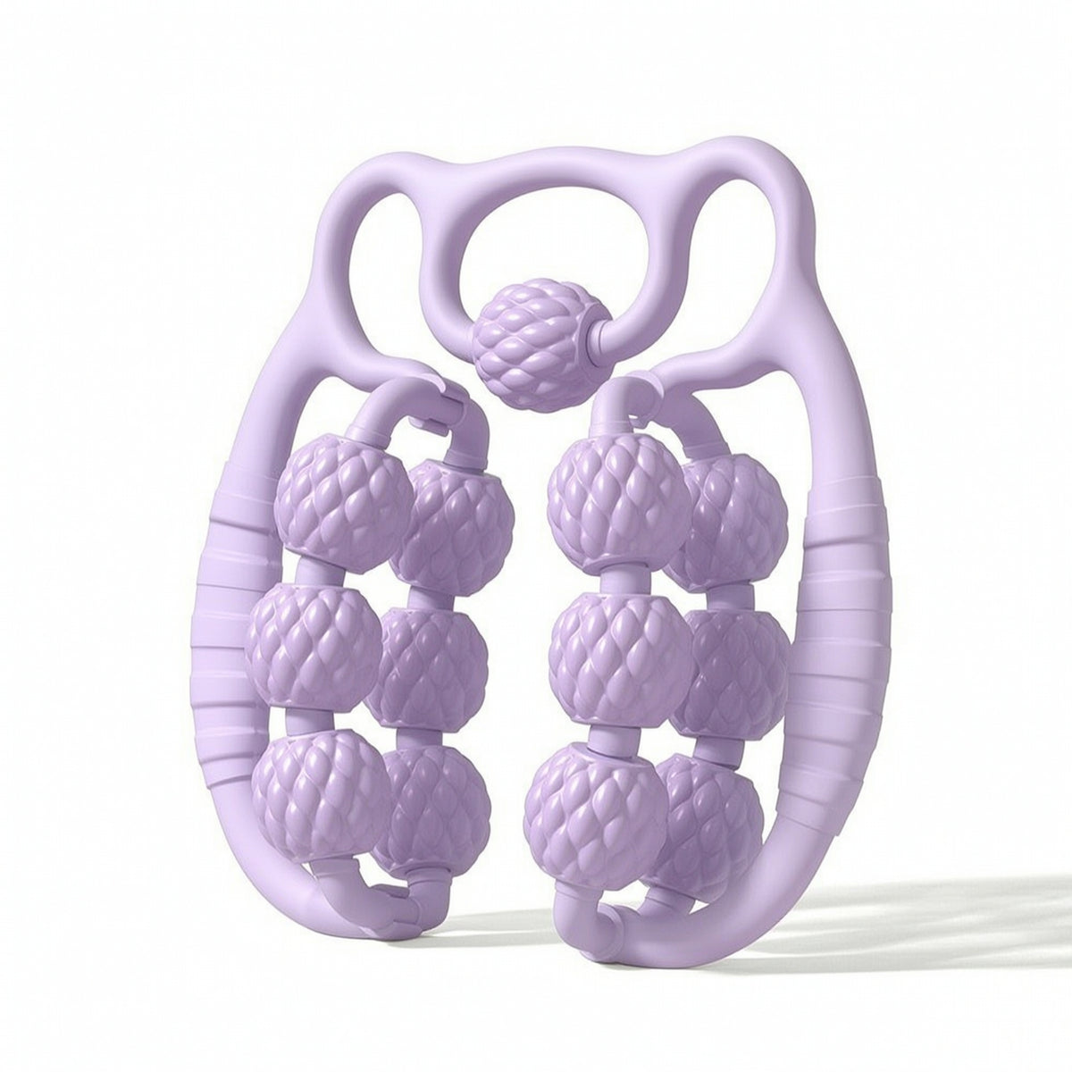 Manual Roller Massager with 13 Balls Textured Loop Massager Compact Massage Ball Roller Non-Slip for Athletes
