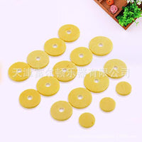 Flute Key Pad Set, Yellow, 16 Pieces, Casing Material