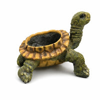 Turtle Planter Resin Planter with Shell Cavity Functional for Plant Lovers