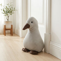 Duck Door Stopper Decorative Textile Door Stopper Heavy for Living Room, Bedroom