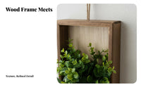 Nordic Design Wall Hanging Artificial Plant Low Maintenance Hanging Vine Wall Decor Realistic Look Elegant Design for Interior Decorators, Homeowners, Office Workers, Bedroom, Living Room, Hallway, Entryway