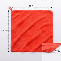 Thick Microfiber Cloth and Cleaning Cloths, 30x30cm Microfibre Cloth for Kitchen and Car, Super Absorbent Microfibre Cloth for Home