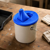 Gallon Paint Can Spout Lid Collapsible Dripno-Spill Pail Cap Leakproof