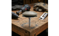 Diamond Lawn Mower Blade Grinder Abrasive Mower Blade Grinder Easy to Use Grinding Stone with Shank Sturdy for Gardeners, DIYers, Workshop, Garage