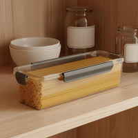 Pasta Storage Container Dustproof Airtight Pasta Container Space Saving Rectangular Keeper for Refrigerator