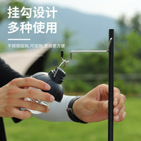 便携桌面置物架铝合金多功能灯架易收纳挂物架多层配件餐具架折叠