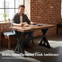 Urban Loft customerse Restaurant Booth and Table Set Vintage Look Hospitality Seating Tufted Backrest Business Furnishing for Cafe Proprietors, Hotel managers, Restaurants, Cafes, taverns, Billiard Halls