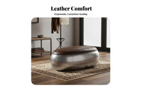 Riveted Vintage Aircraft Bench Mechanical Aesthetic Indoor Furniture Warehouse Artistic Retro Design for Residents, Adults