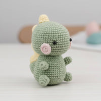 Amigurumi Dinosaur Kit English Instructions Beginner Crochet Set Tutorial
