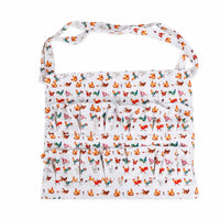 Multi-Pocket Egg Apron with Pockets Handsunrestricted Egg Collecting Apron Adjustable Sturdy for Homesteaders, Gardeners, Backyard Farm
