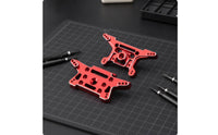 2 Pieces Shock Absorbing Brackets CNC-Machined Damping Mounts Lightweight Damping Bracket Mounting for 1/10 10210 10208