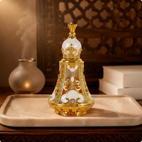 Ornate Perfume Bottle Openwork Home Decor Scrollwork