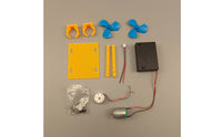 Hands-on Wind Turbine Model with LED Light Renewable Energy Wind Power Generation Kit Teaching Model with Propeller Functional for Classroom