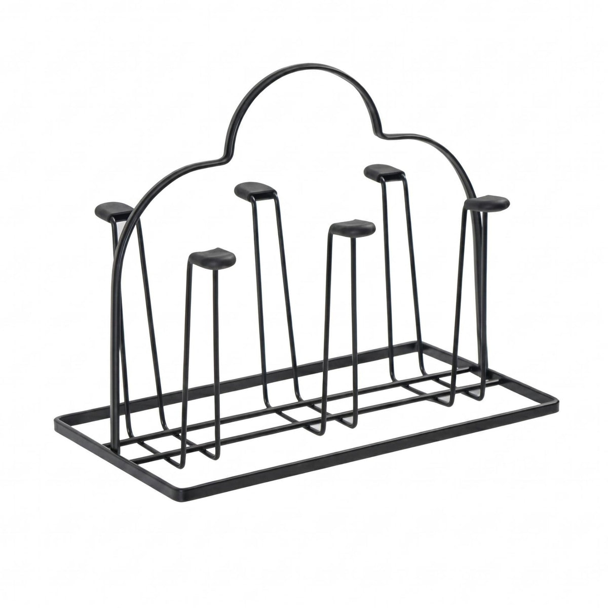 Water Cup Rack Decorative Design Countertop Cup Organizer Space-Saving