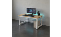 Multi-Functional Gaming Computer Desk Easy Assembly Gaming Desk Heavy Duty Rounded Corners for Gamers