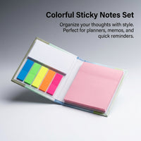 Colorful Die Cut Sticky Notes for Advertising Promotional Use, Custom Shaped Novelty Postits for Businesses, Transparent Repositionable for Planners