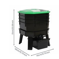 Worm Compost Bin Vermicompost Bin Composting System for Garden