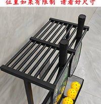 Pickleball Racket Storage Rack with Customizable Logo