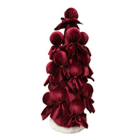 Velvet Christmas Tree Festive Textile Christmas Tree Indoor Holiday Centerpiece for Mantel