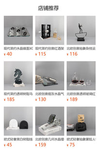 现代简约几何铁艺线条人脸摆件客厅书房玄关电视柜办公室家居饰品