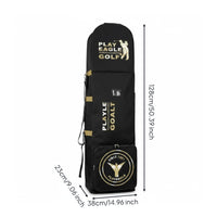 Airline Golf Case with Wheels Air Travel Golf Bag Heavy-Duty for Golfers
