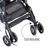 Baby Stroller Cover Waterproof PVC Transparent Dustproof Scratch-Resistant