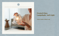 E27 frosted glass cylinder shade