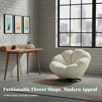 Floralrear Rotate Chair Comfortable Upholstery Upholstered Rotate Armchair Modern Modern & Stylish Design Easy to Assemble