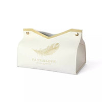 New Fashion Light Luxury Simple Leather Tissue Box for Living Room, Coffee Table, Dining Table