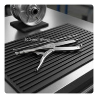 Labor-Saving Motorcycle Clutch Holding Tool Heavy Duty Clutch Basket Holder Pliers Locking Design Flywheel Holder Tool Adjustable Jaw for Mechanics, DIY Enthusiasts, Repair Shop, Garage