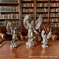 Angel Home Decor Resin Craft European Vintage Imitation Bronze