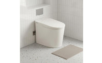 No Water Pressure Limit Foot Sensor Toilet Hands-Unrestricted Operation Smart Toilet Pre-Wetting Function Bathroom Fixture Soft Close Lid