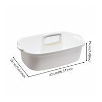 Cleaning Bin Versatile Utility Tool Basket Handled Storage Tote for Cleaners