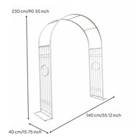 1 Piece Climbing Plant Archway Metal Garden Arbor Sturdy Plant Trellis Weather Resistant Iron Construction for Gardeners DIY Enthusiasts Backyard Patio Yard