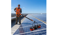 3-in-1 Solar Panel Cleaning Brush Telescoping Water Fed Pole Brush Extendable Cleaner No Ladders for Homeowners