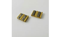 Metal Violin Peg Reamer Gold-Colored Violin Peg Repair Tool Clamping Plates Screw-Secured for Luthiers