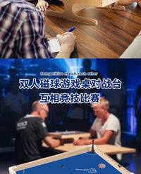 桌面足球游戏台双人对战磁力桌迷你室内世界杯益智桌游男女孩玩具 疯狂磁球【冰球+弹弹球】英文包装
