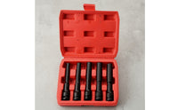 5 Pieces Impact Socket Set with Case Narrow-Wall Socket Set with Case Heavy-Duty Tools for Automotive Repair, Garage