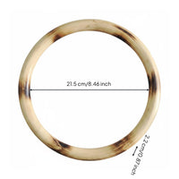 Wing Chun Wooden Training Hoop Smooth Polished Surface Wooden Wing Chun Training Hoop Joint Flexibility Fighting Arts Gear for Home Practice