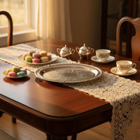 Vintage Tea Tray Decorative Tableware Shiny Finish for Bakery Display