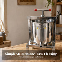 Beeswax Pressing Machine Side Handles Stainless Steel Beeswax Press Fully