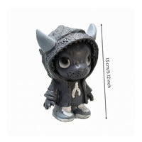Baby Dragon Figurine Reptile Like Hooded Dragon Figure Detailed Design Whimsical Ornament